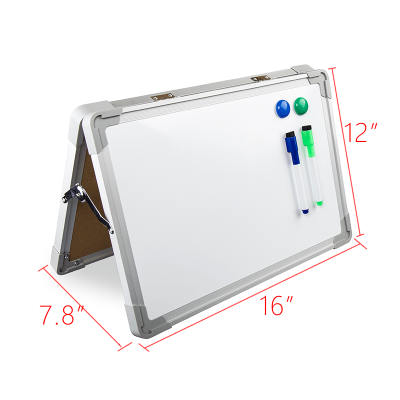 跨境電商專(zhuān)供A型折疊桌面辦公教學(xué)記事白板磁性白板